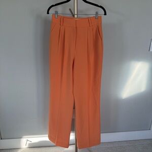 NWT Favorite Daughter Orange Tailored Pants